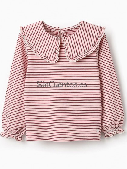 Camiseta básica de rayas