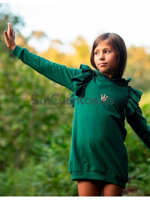 Vestido Jade de Eva Castro de felpa